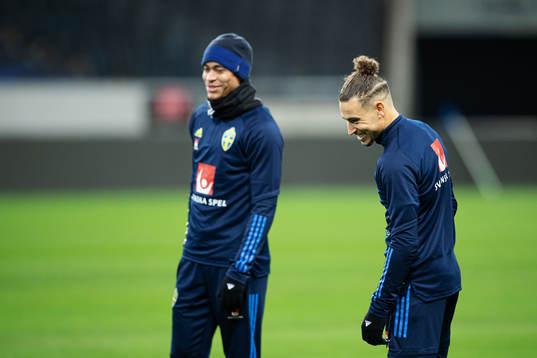 Jordan Larsson of the Swedish national football team
