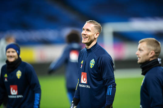 Robin Olsen of the Swedish national football team