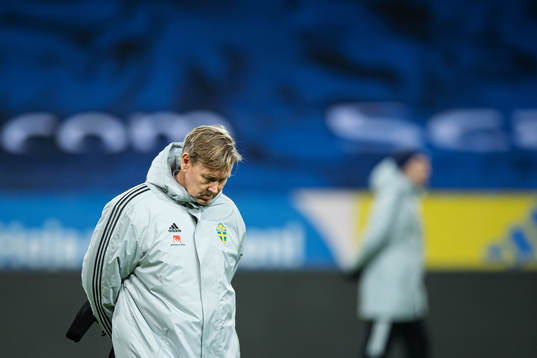 Assistant coach Peter Wettergren of the Swedish national