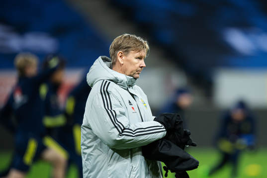 Assistant coach Peter Wettergren of the Swedish national
