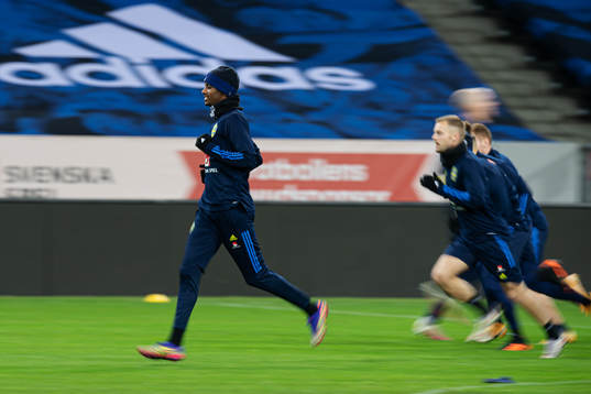 Alexander Isak of the Swedish national football team