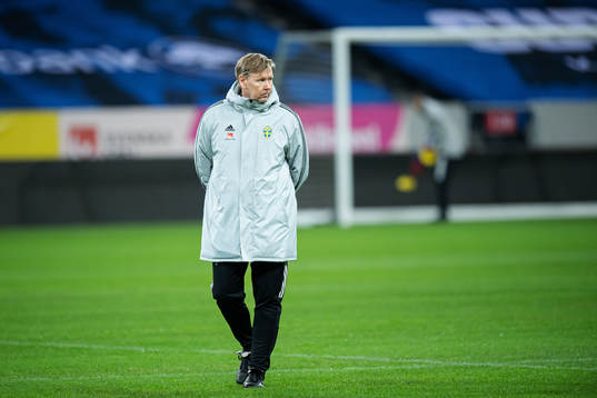 Assistant coach Peter Wettergren of the Swedish national