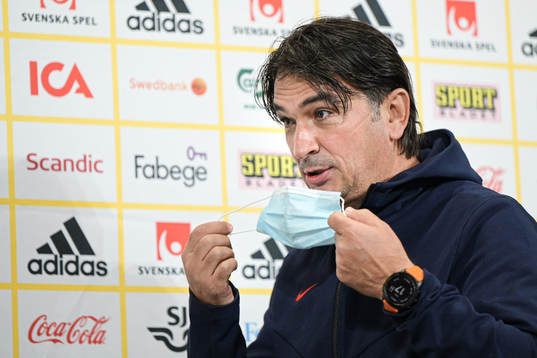 Head coach Zlatko Dalic of the Croatian national football