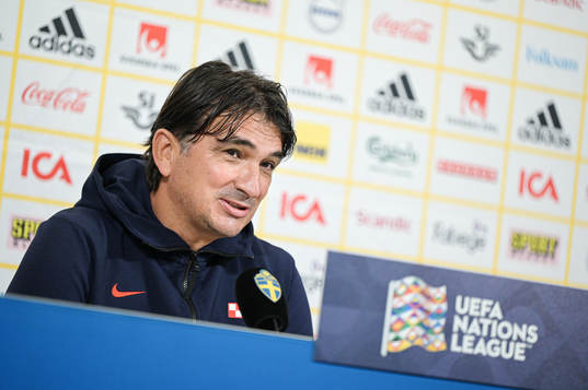 Head coach Zlatko Dalic of the Croatian national football