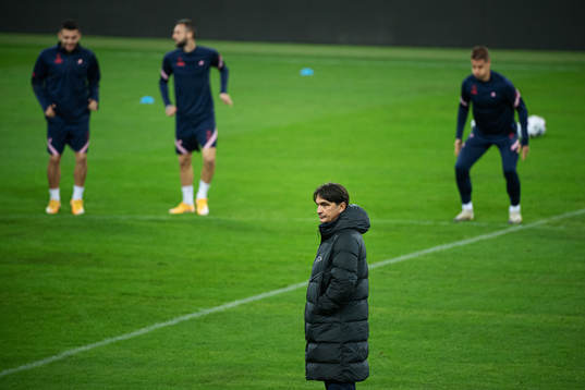 Head coach Zlatko Dalic of the Croatian national football