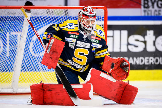Södertäljes målvakt Filip Gustavsson