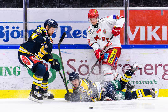 Södertäljes Ludwig Blomstrand och Hugo Gustafsson mot