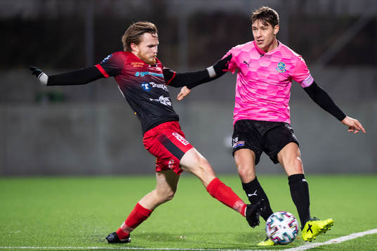 Lunds Gustav Sågänger och Trollhättans Jonas Emanuelsson