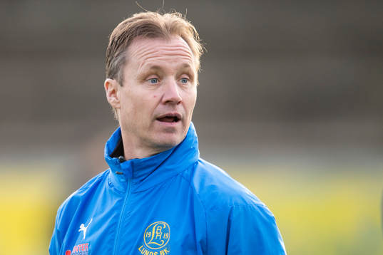 Lunds tränare Stefan Jansson