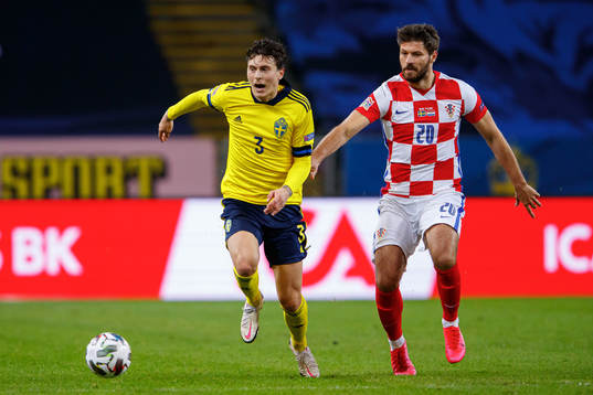 Victor Nilsson Lindelöf of Sweden and Bruno Petkovic of