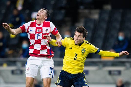 Ante Budimir of Croatia and Victor Nilsson Lindelöf of