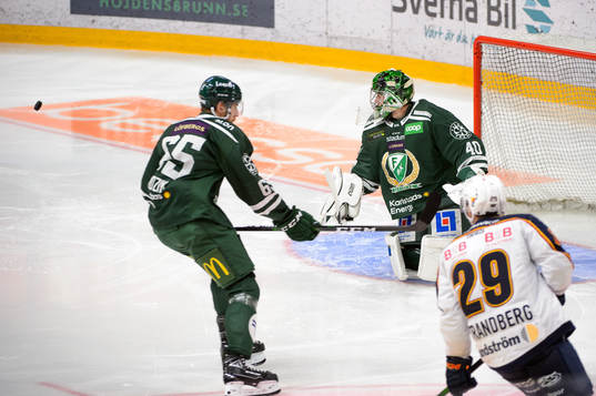 Färjestads målvakt Henrik Haukeland