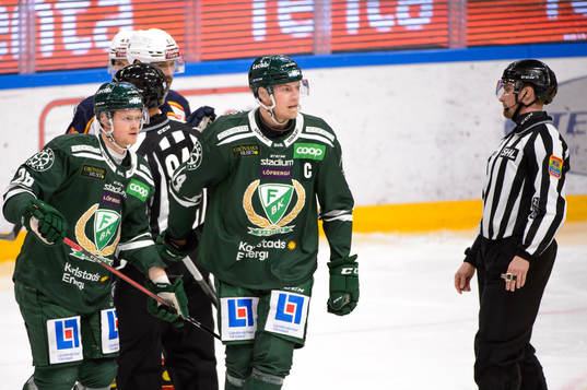 Färjestads Linus Arnesson och Victor Ejdsell