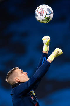 Goalkeeper Karl-Johan Johnsson of Sweden