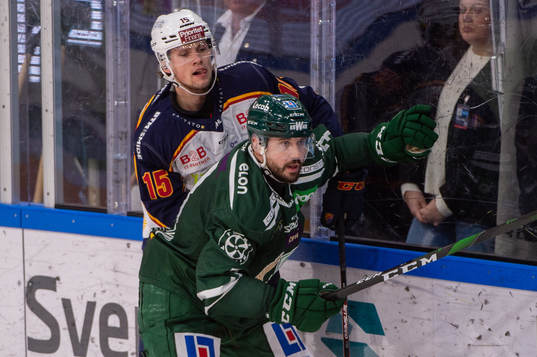 Färjestads Jens Westin och Djurgårdens Dominik Bokk