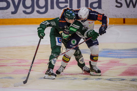 Färjestads Jacob Peterson och Djurgårdens Manuel Ågren