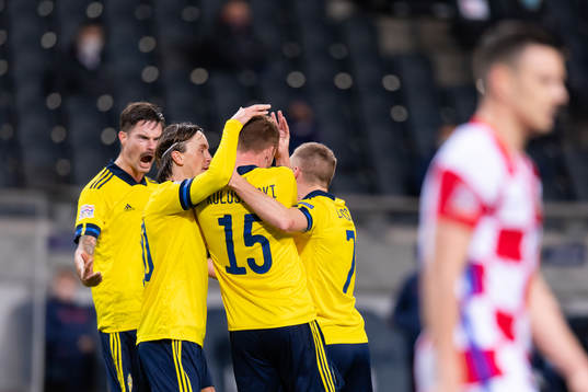 Mikael Lustig, Kristoffer Olsson, Dejan Kulusevski and
