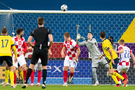 Goalkeeper Dominik Livakovic of Croatia