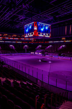 Malmö arena innan ishockeymatchen i SHL mellan Malmö