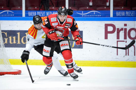 Malmö Redhawks Jesper Jensen Aabo och Brynäs Emil Molin