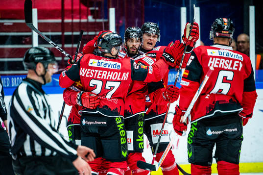 Malmö Redhawks Jan-Mikael Järvinen jublar