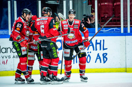Malmö Redhawks Lars Bryggman jublar