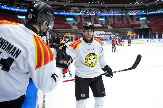 Brynäs Patrik Berglund jublar