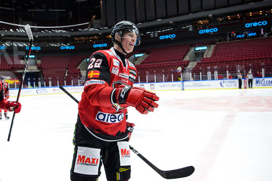 Malmö Redhawks Lars Bryggman jublar