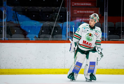 Rögles målvakt Johan Gustafsson