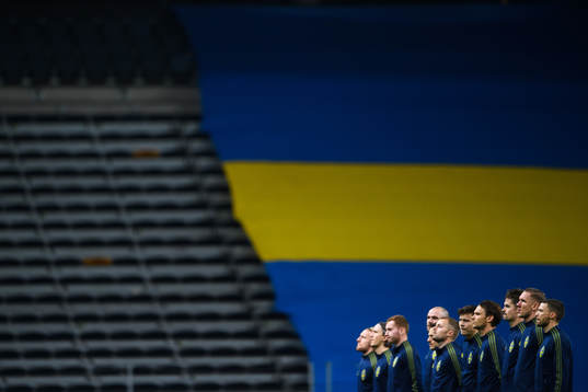 The line-up of Sweden