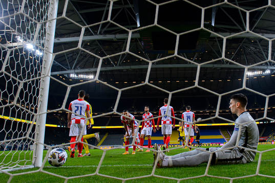 Goalkeeper Dominik Livakovic of Croatia looks dejected