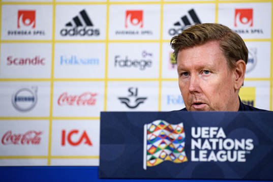 Head coach Peter Wettergren of Sweden