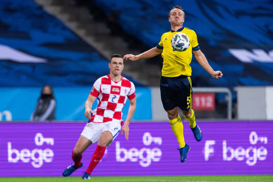Filip Uremovic of Croatia and Pierre Bengtsson of Sweden