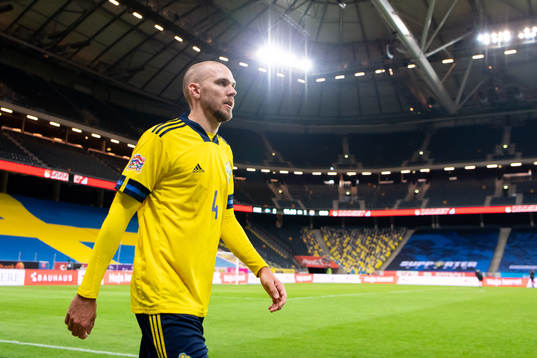 Marcus Danielson of Sweden looks dejected