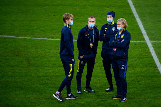 Filip Helander, Sebastian Larsson , Gustav Svensson and