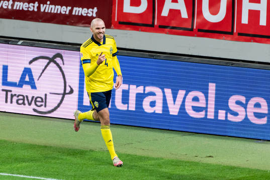 Marcus Danielson of Sweden celebrates