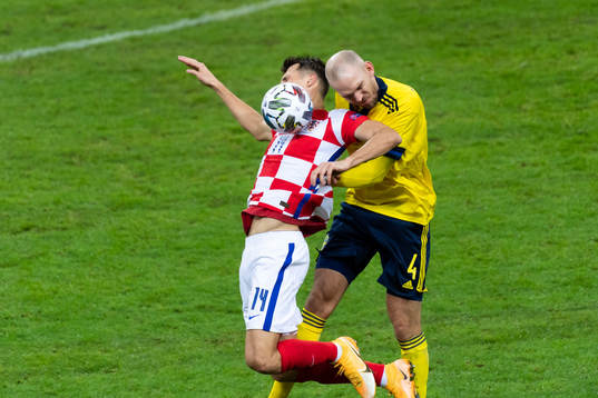 Ante Budimir of Croatia and Marcus Danielson of Sweden
