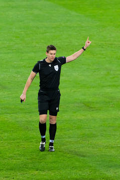 Referee Daniel Siebert