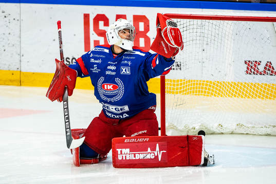 Oskarshamns målvakt Hugo Engsund