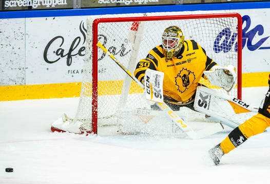Skellefteås målvakt Gustaf Lindvall
