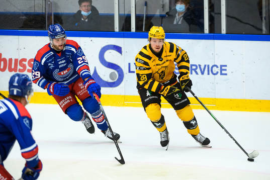 Oskarshamns Kim Rosdahl och Skellefteås Jesper Frödén