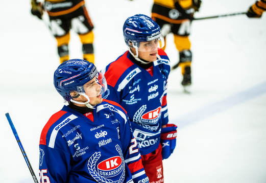Oskarshamns Filip Karlsson och John Dahlström deppar