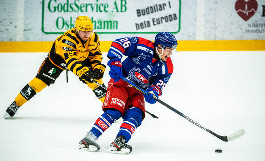 Oskarshamns Filip Karlsson och Skellefteås Tuomas Kiiskinen