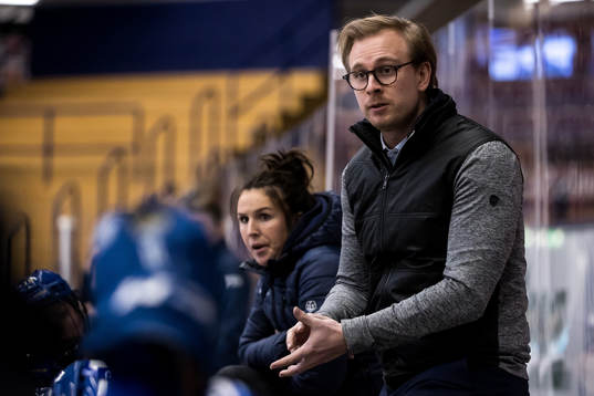 Leksands assisterande tränare Anton Bokull