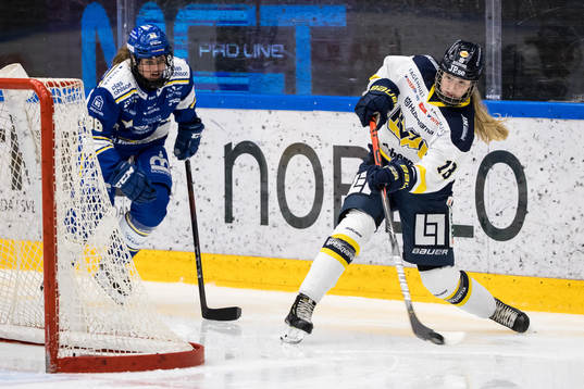 HV71s Mira Markström och Leksands Ella Albinsson