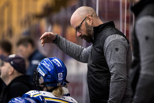 Leksands tränare Lars Stenmark
