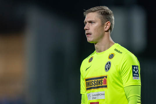 Landskronas målvakt Philip Mårtensson