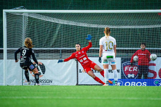 Växjös Signe Holt Andersen sätter straff på Rosengårds