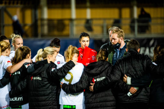 Rosengårds målvakt Zecira Musovic och tränare Jonas
