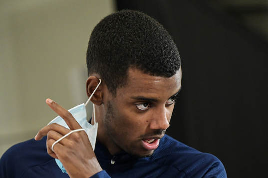 Alexander Isak of the Swedish national football team